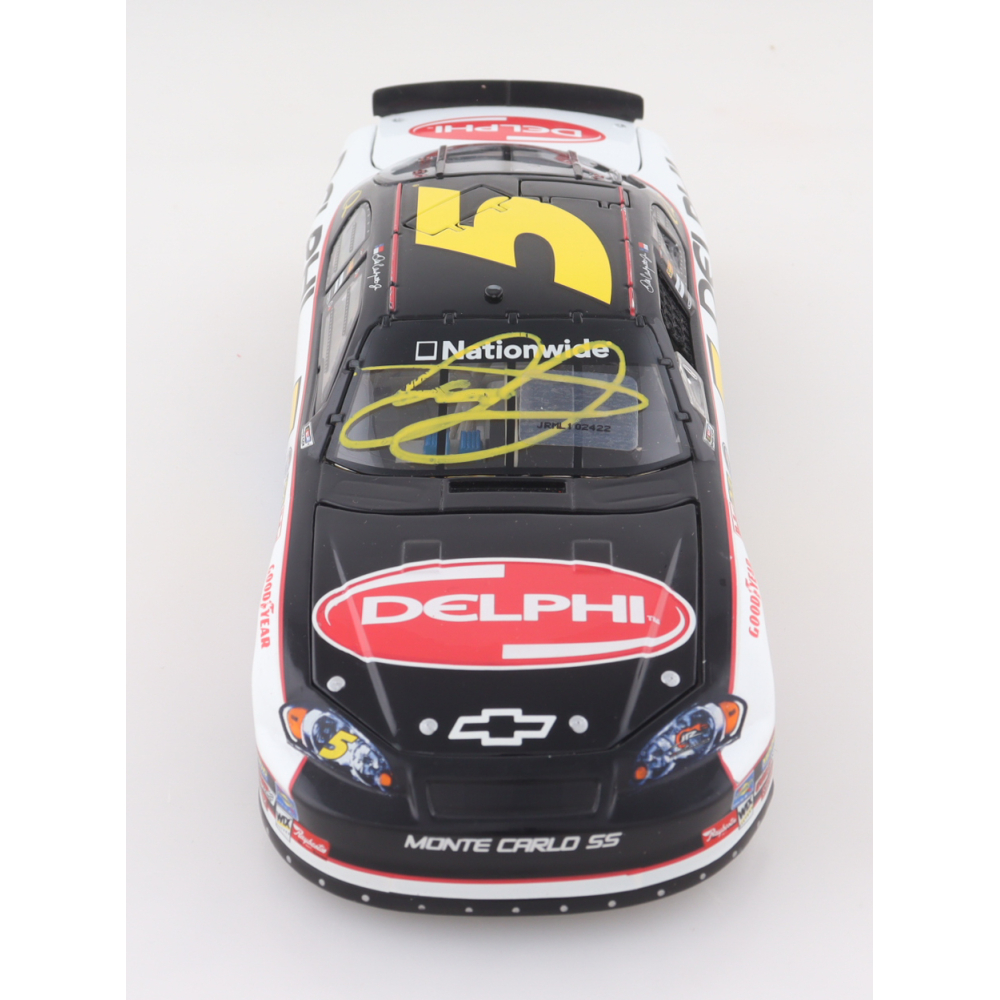 Dale Earnhardt Jr. Signed NASCAR #5 Delphi 2008 Monte Carlo SS - 1:24 Premium Diecast Car (JR Motorsports) at PristineAuction.com