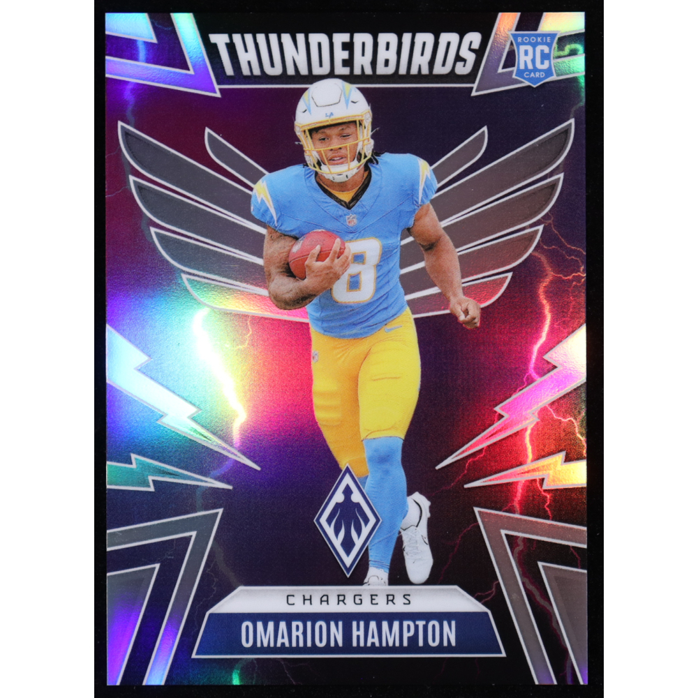 Omarion Hampton 2025 Panini Phoenix Thunderbirds #28 RC at PristineAuction.com