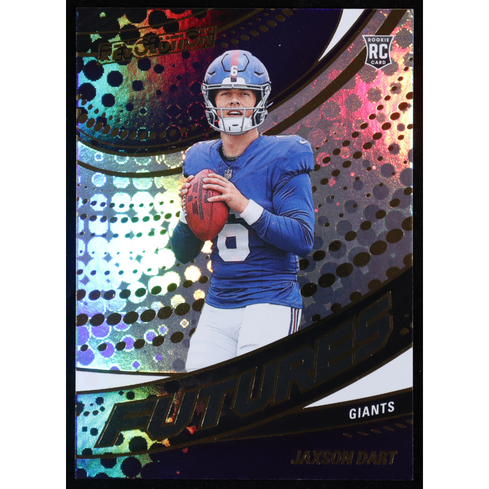 Jaxson Dart 2025 Panini Revolution Futures #13 RC at PristineAuction.com
