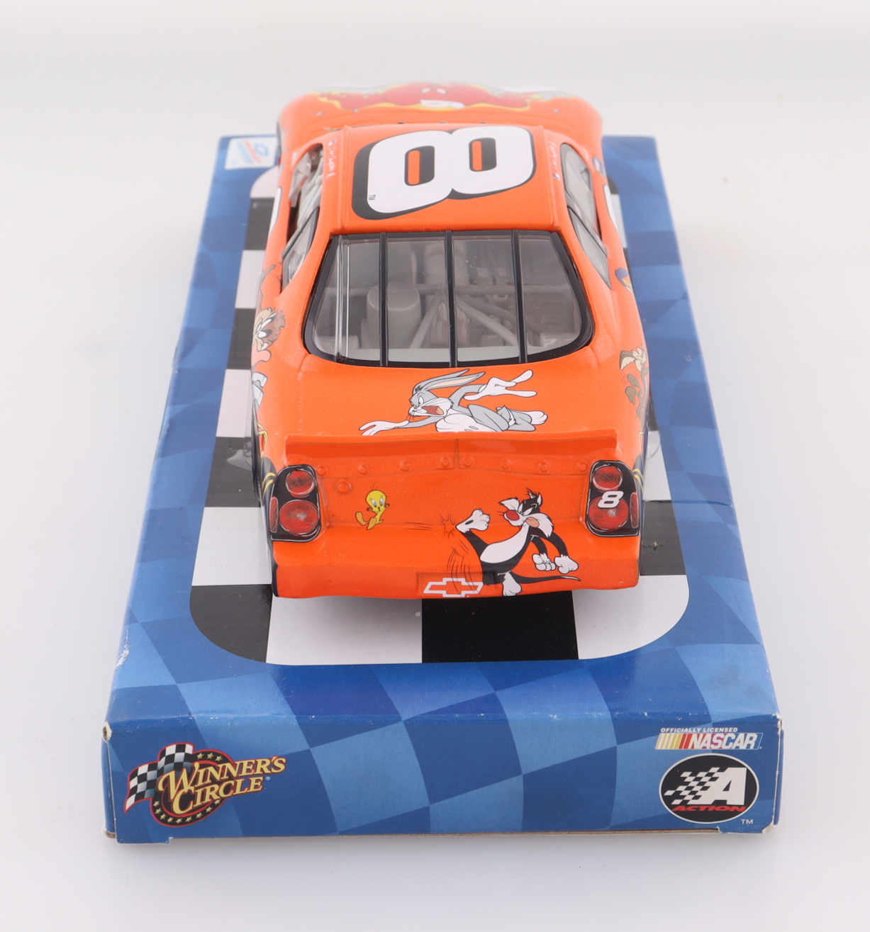 Dale Earnhardt Jr. Signed LE NASCAR 2002 #8 Looney Tunes Chevrolet Monte Carlo 1:24 Diecast Car (JR Motorsports) at PristineAuction.com Dale Earnhardt Jr. Signed LE NASCAR 2002 #8 Looney Tunes Chevrolet Monte Carlo 1:24 Diecast Car (JR Motorsports) at PristineAuction.com