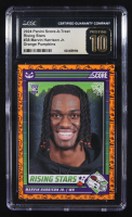 Marvin Harrison Jr. 2024 Panini Score-A-Treat Rising Stars Orange Pumpkins #38 (CGC | Pristine Black Label 10) at PristineAuction.com