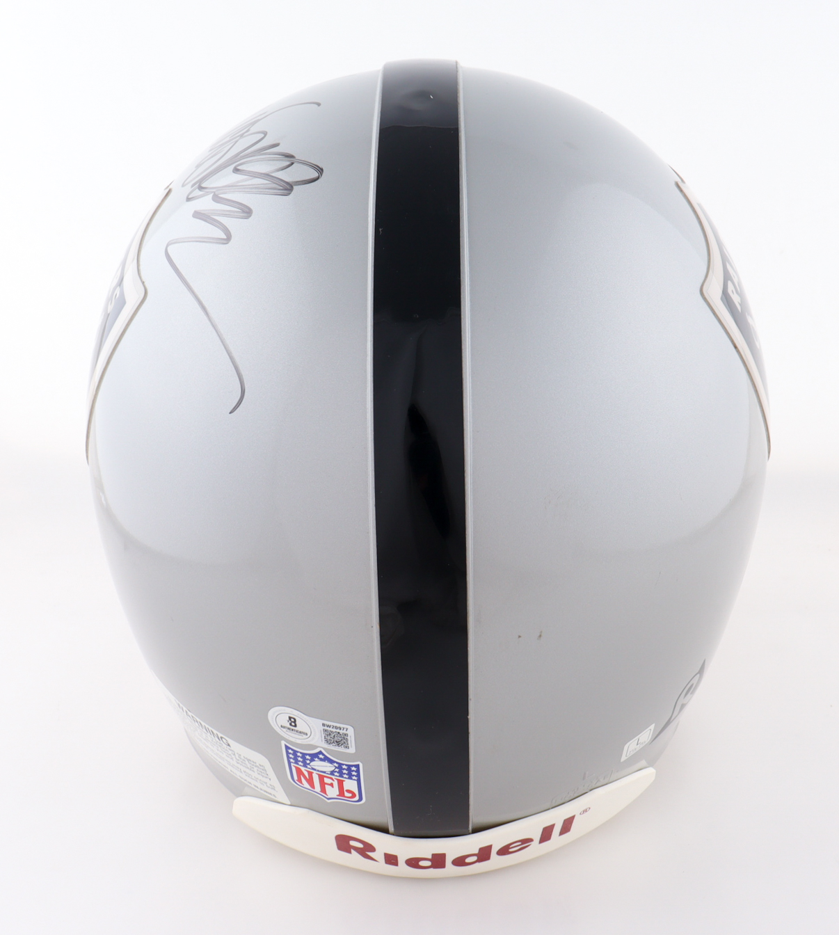 Marcus Allen Signed Raiders Full-Size Authentic On-Field Helmet (Beckett) at PristineAuction.com Marcus Allen Signed Raiders Full-Size Authentic On-Field Helmet (Beckett) at PristineAuction.com