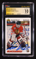 Dominik Hasek Signed 1991-92 Upper Deck #335 RC (CGC/ 10 | Autograph Graded CGC 10) at PristineAuction.com