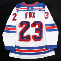 Adam Fox Signed Rangers Adidas Authentic Jersey Inscribed "2021 Norris"  (Fanatics) at PristineAuction.com