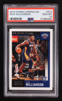 Zion Williamson 2019-20 Panini Chronicles #614 Score RC (PSA 10) at PristineAuction.com