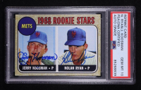 Nolan Ryan / Jerry Koosman Signed 1968 Topps #177 Reprint (PSA Encapsulated) at PristineAuction.com