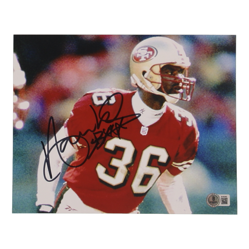 Merton Hanks Signed 49ers 8x10 Photo Inscribed "SB XXIX" (Beckett) at PristineAuction.com Merton Hanks Signed 49ers 8x10 Photo Inscribed "SB XXIX" (Beckett) at PristineAuction.com