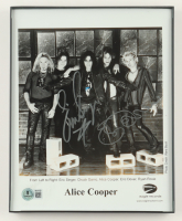 Eric Singer & Eric Dover Signed "Alice Cooper" Custom Framed Photo Display (Beckett) at PristineAuction.com