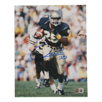 Raghib "Rocket" Ismail Signed Notre Dame Fighting Irish 8x10 Photo (Beckett) at PristineAuction.com