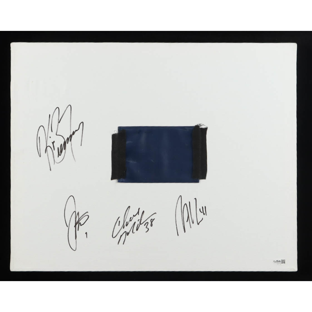 2002 Los Angeles Kings Panel Signed by (4) with Jamie Storr, Jason Allison & Kip Brennan (JSA) at PristineAuction.com