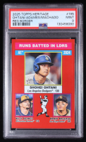Manny Machado / Willy Adames / Shohei Ohtani 2025 Topps Heritage Red Border LL #195 (PSA 9) at PristineAuction.com