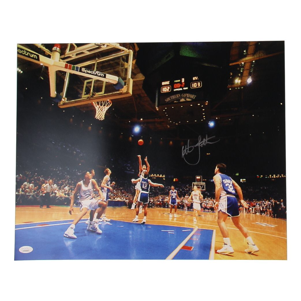 Christian Laettner Signed Duke Blue Devils 16x20 Photo (JSA) at PristineAuction.com Christian Laettner Signed Duke Blue Devils 16x20 Photo (JSA) at PristineAuction.com