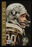 Jim Otto Signed Hall of Fame Signature Series Card Inscribed "H.O.F. 1980" (Beckett) at PristineAuction.com