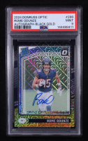 Rome Odunze 2024 Panini Donruss Optic Black Gold RR Auto #286 RC #30/60 (PSA 9) at PristineAuction.com