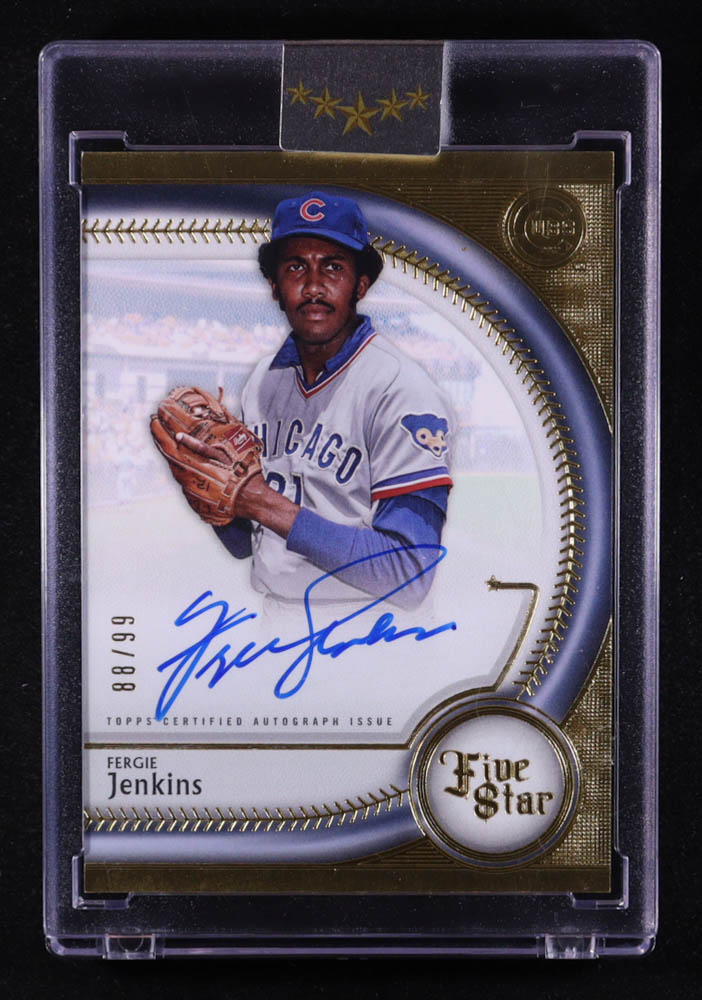 Fergie Jenkins 2025 Topps Five Star Autographs #FSAFJ #88/99 at PristineAuction.com Fergie Jenkins 2025 Topps Five Star Autographs #FSAFJ #88/99 at PristineAuction.com