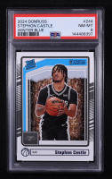 Stephon Castle 2024-25 Panini Donruss Winter Blue RR #244 RC (PSA 8) at PristineAuction.com