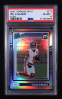 Malik Nabers 2024 Panini Donruss Optic Holo RR #271 RC (PSA 10) at PristineAuction.com