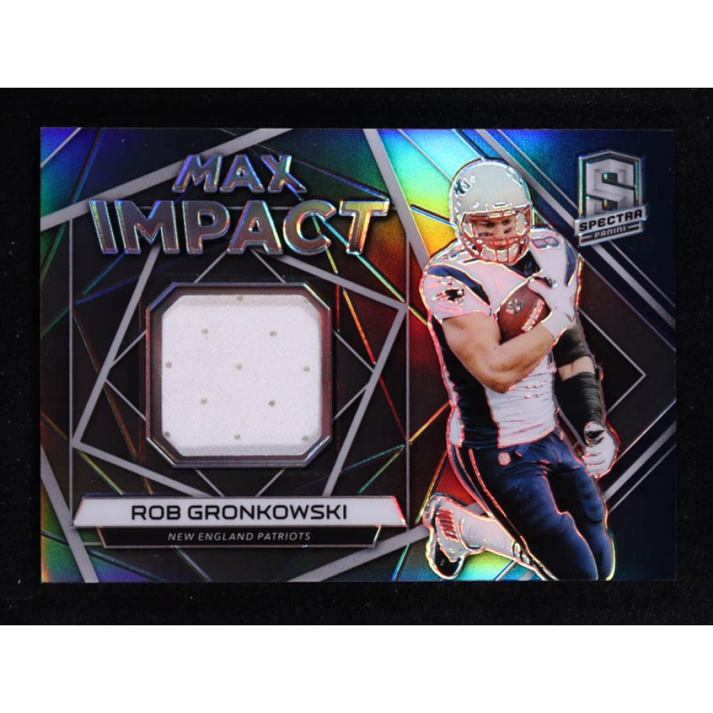 Rob Gronkowski 2019 Panini Spectra Max Impact Materials Player-Worn #44 #036/199 at PristineAuction.com