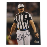 Ed Hochuli Signed 8x10 Photo (Beckett) at PristineAuction.com