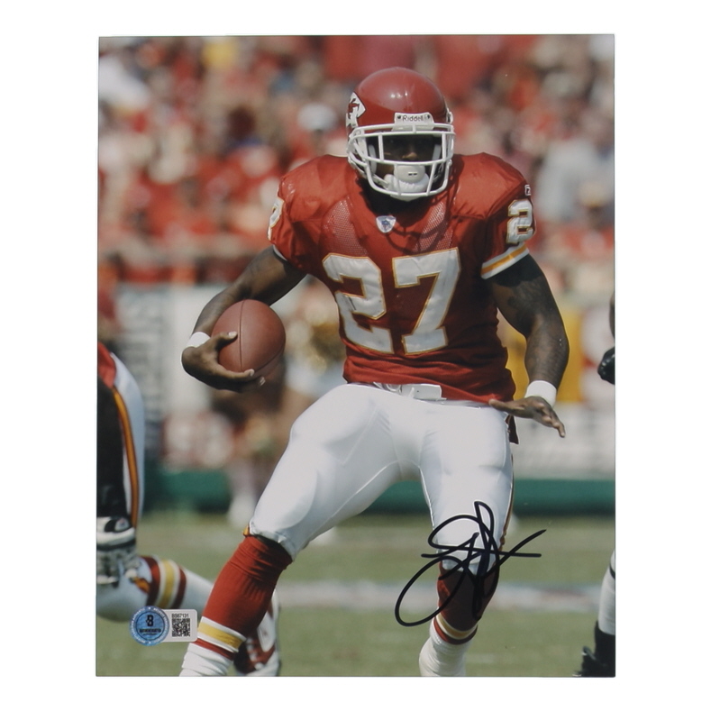 Larry Johnson Signed Chiefs 8x10 Photo (Beckett) at PristineAuction.com Larry Johnson Signed Chiefs 8x10 Photo (Beckett) at PristineAuction.com