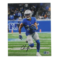 Amon-Ra St. Brown Signed Lions 8x10 Photo (Beckett) at PristineAuction.com