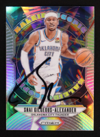 Shai Gilgeous-Alexander Signed 2024-25 Panini Prizm Black Kaleidoscopic Prizms Silver #5 (PSA) at PristineAuction.com