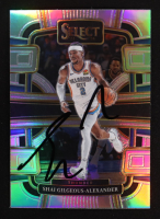 Shai Gilgeous-Alexander Signed 2023-24 Select Prizms Silver #57 (PSA) at PristineAuction.com