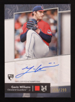 Gavin Williams 2024 Topps Museum Collection Archival Autographs #AAGW #158/299 RC at PristineAuction.com