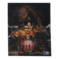 Nicko McBrain Signed 8x10 Photo (Beckett) at PristineAuction.com