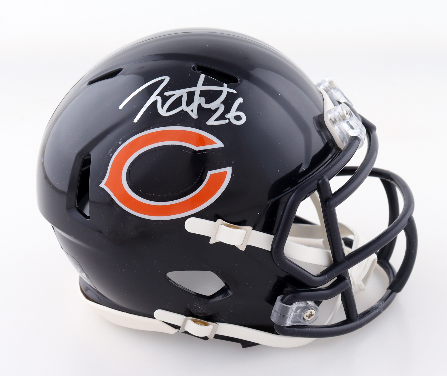 Nahshon Wright Signed Bears Speed Mini Helmet (Beckett) at PristineAuction.com Nahshon Wright Signed Bears Speed Mini Helmet (Beckett) at PristineAuction.com