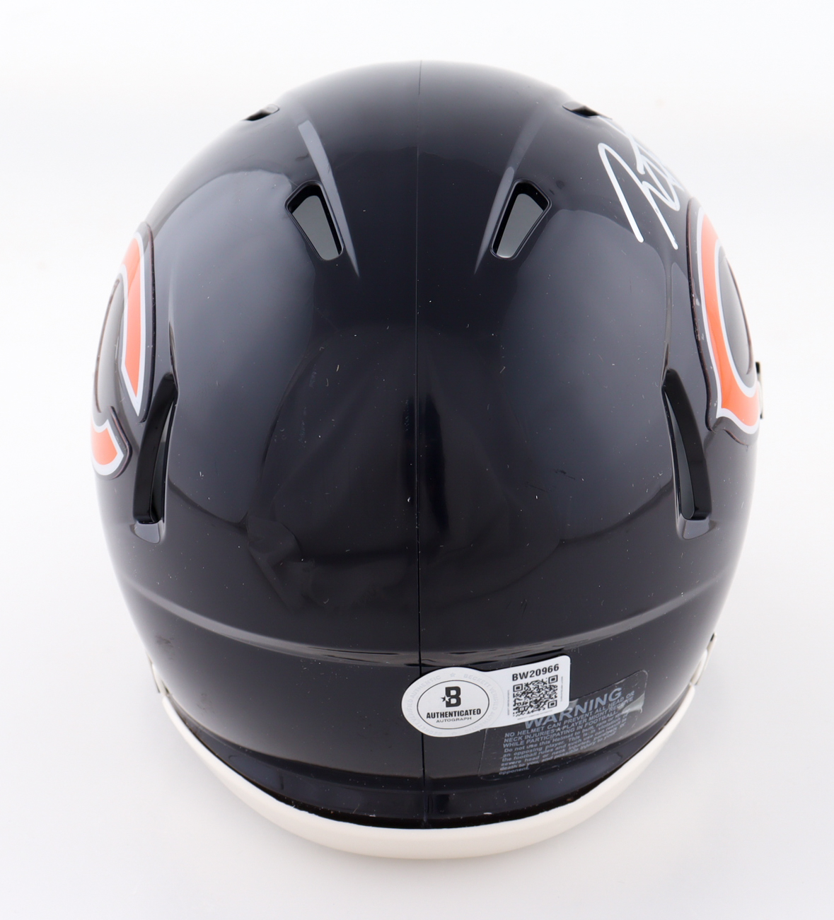 Nahshon Wright Signed Bears Speed Mini Helmet (Beckett) at PristineAuction.com Nahshon Wright Signed Bears Speed Mini Helmet (Beckett) at PristineAuction.com