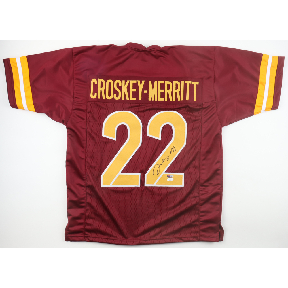 Jacory Croskey-Merritt Signed Jersey (JSA) at PristineAuction.com