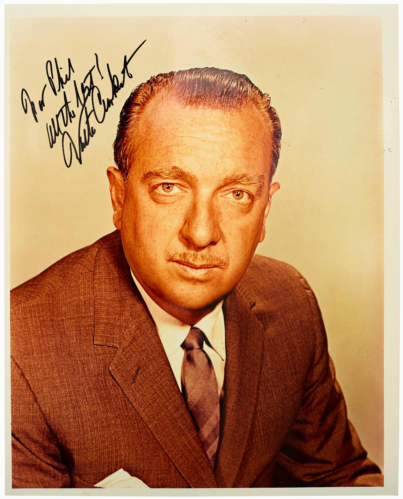 Walter Cronkite Signed 8x10 Photo Inscribed "All The Best" (Beckett) at PristineAuction.com Walter Cronkite Signed 8x10 Photo Inscribed "All The Best" (Beckett) at PristineAuction.com
