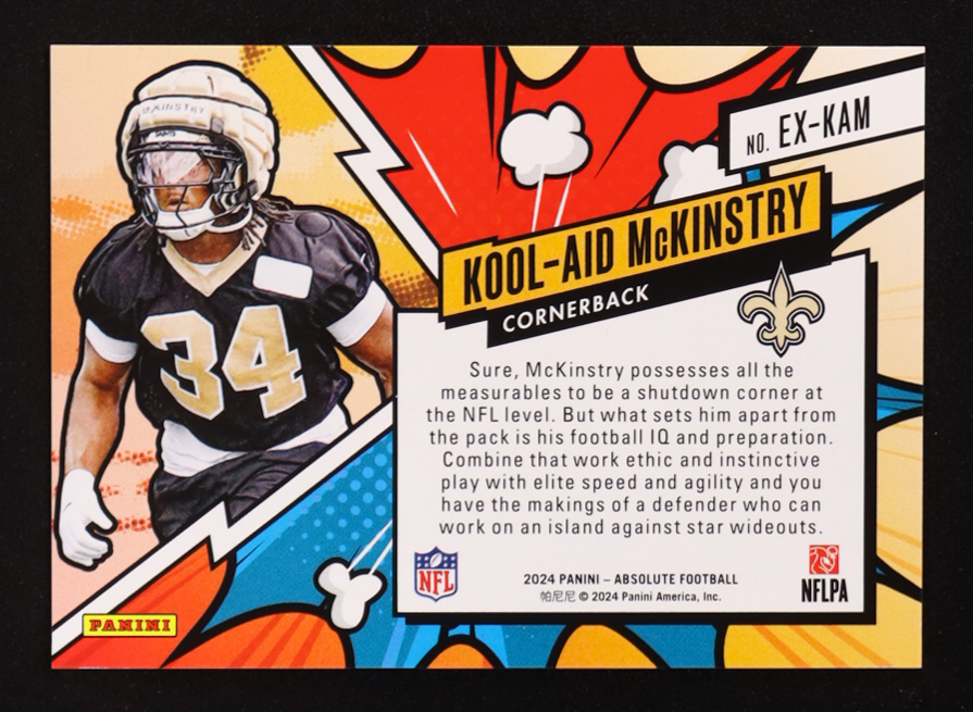 Kool-Aid McKinstry 2024 Absolute Explosive #20 RC at PristineAuction.com Kool-Aid McKinstry 2024 Absolute Explosive #20 RC at PristineAuction.com