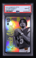 Jayden Daniels 2024 Panini Donruss Optic Rookie Kings #2 RC (PSA 10) at PristineAuction.com