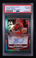Jamal Shead 2024 Panini Donruss Optic Signature Series Green #SS-JML RC #01/49 (PSA 8) at PristineAuction.com