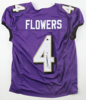 Zay Flowers Signed Jersey (Beckett) at PristineAuction.com