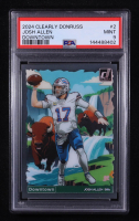 Josh Allen 2024 Panini Clearly Donruss Downtown #2 (PSA 9) at PristineAuction.com