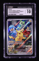 Pikachu 2022 Pokemon Scarlett & Violet Promos Traditional Chinese #001 Holo (CGC 10) at PristineAuction.com