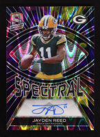 Jayden Reed 2023 Panini Spectra Spectral Signatures Supernova #13 RC #04/75 at PristineAuction.com