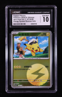 Captain Pikachu 2025 Pokemon Gem Pack Vol.1 Simplified Chinese #0701 Reverse Holo (CGC 10) at PristineAuction.com