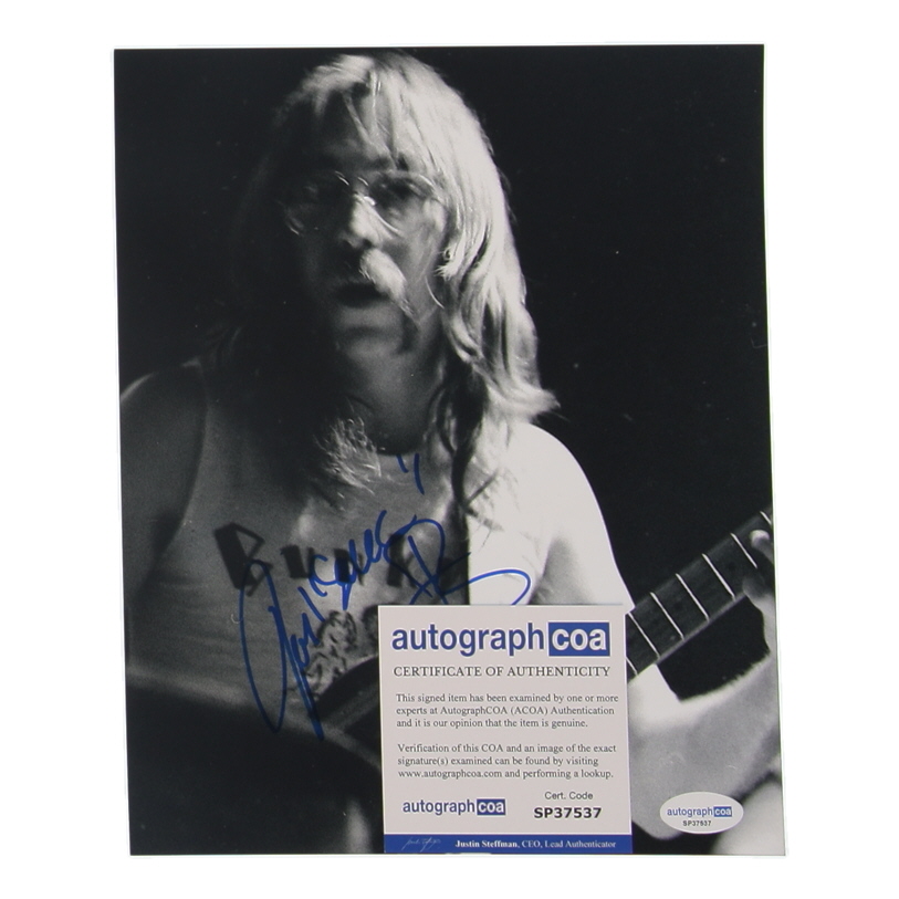 Jeff "Skunk" Baxter Signed 8x10 Photo (ACOA) at PristineAuction.com Jeff "Skunk" Baxter Signed 8x10 Photo (ACOA) at PristineAuction.com