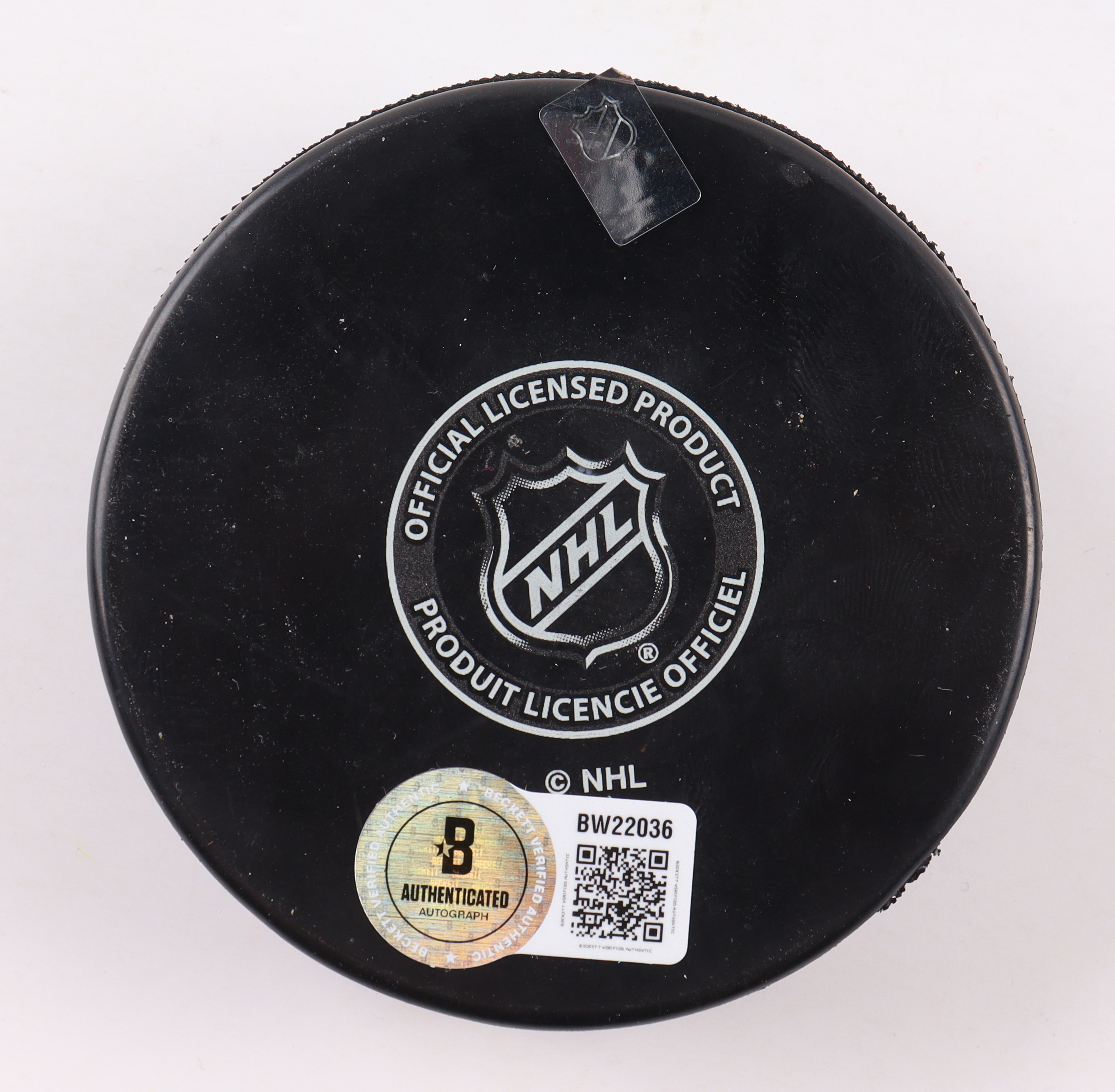 Logan Stankoven Signed Hurricanes Logo Hockey Puck (Beckett) at PristineAuction.com Logan Stankoven Signed Hurricanes Logo Hockey Puck (Beckett) at PristineAuction.com