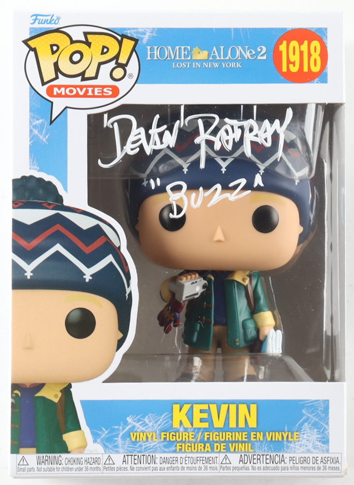 Devin Ratray Signed "Home Alone 2: Lost In New York" #1918 Kevin Funko Pop! Vinyl Figure Inscribed "Buzz" (Schwartz) at PristineAuction.com Devin Ratray Signed "Home Alone 2: Lost In New York" #1918 Kevin Funko Pop! Vinyl Figure Inscribed "Buzz" (Schwartz) at PristineAuction.com