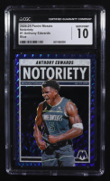 Anthony Edwards 2024-25 Panini Mosaic Notoriety Blue #1 #063/199 (CGC 10) at PristineAuction.com