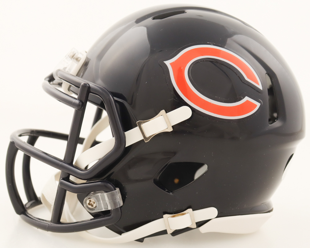 Mike Singletary Signed Bears Mini Helmet Inscribed "HOF 98" (Schwartz) at PristineAuction.com Mike Singletary Signed Bears Mini Helmet Inscribed "HOF 98" (Schwartz) at PristineAuction.com