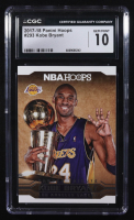 Kobe Bryant 2017-18 Panini NBA Hoops #293 (CGC 10) at PristineAuction.com