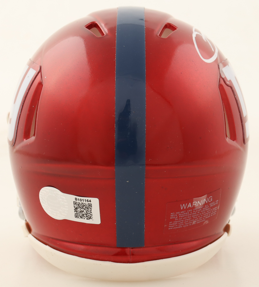 Odell Beckham Jr. Signed Giants Flash Alternate Speed Mini Helmet (Schwartz) at PristineAuction.com Odell Beckham Jr. Signed Giants Flash Alternate Speed Mini Helmet (Schwartz) at PristineAuction.com