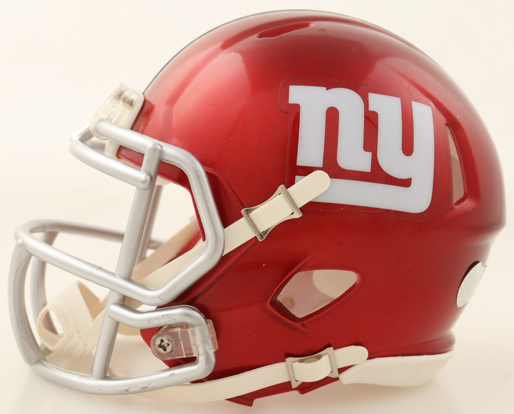 Odell Beckham Jr. Signed Giants Flash Alternate Speed Mini Helmet (Schwartz) at PristineAuction.com Odell Beckham Jr. Signed Giants Flash Alternate Speed Mini Helmet (Schwartz) at PristineAuction.com