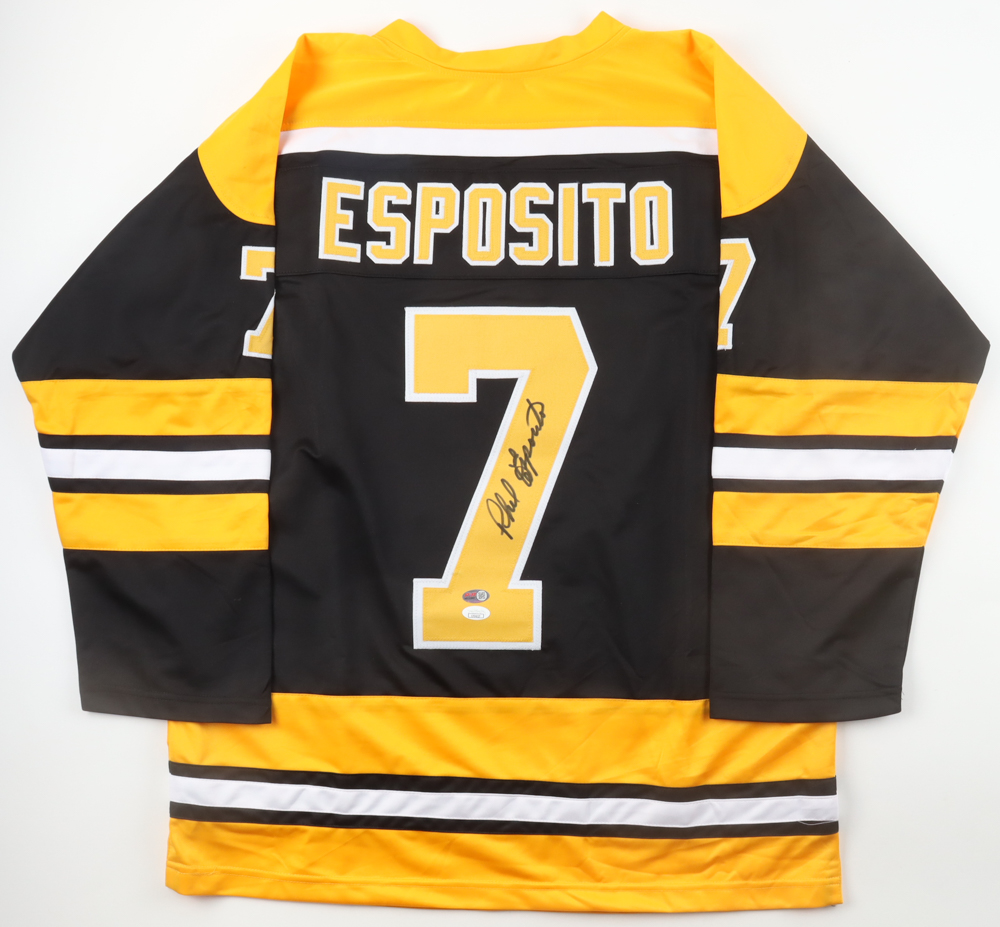 Phil Esposito Signed Jersey (JSA) at PristineAuction.com Phil Esposito Signed Jersey (JSA) at PristineAuction.com